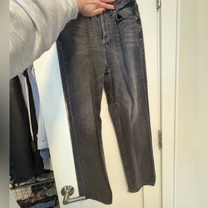 Grey Joni High Rise Loose Jeans 26W 30L